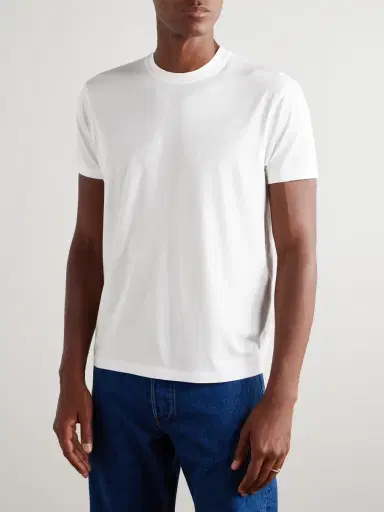 Tom Ford Slim-Fit Lyocell and Cotton-Blend Jersey T-Shirt - Men | Thumbnail 3