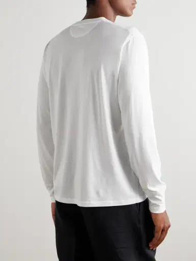 Tom Ford Slim-Fit Lyocell and Cotton-Blend Jersey T-Shirt - Men | Thumbnail 4