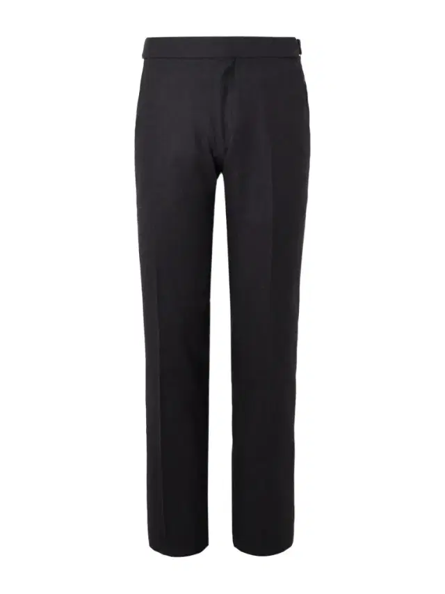 Dyllan Slim-Fit Straight-Leg Stretch-Wool Flannel Trousers - Men