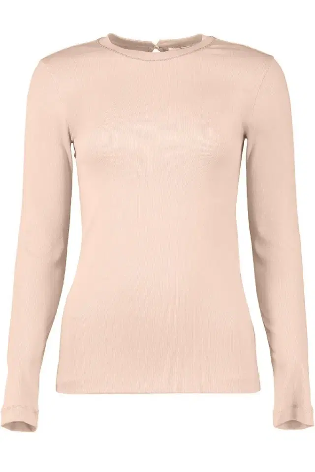 Long Sleeve Ribbed Tee