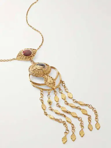Chloé tone Jasper Necklace | Thumbnail 4