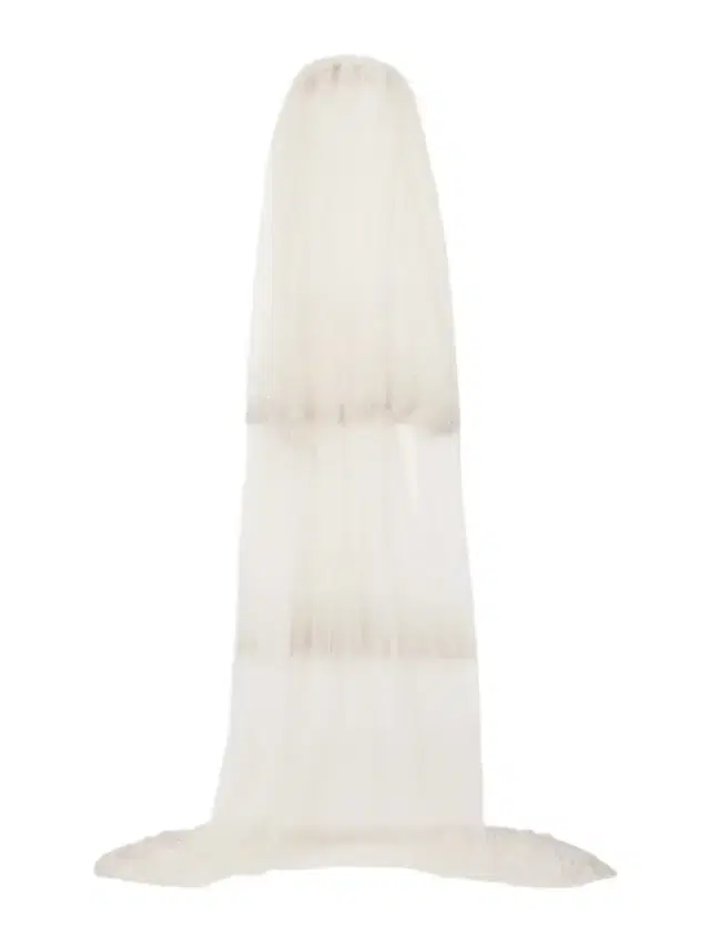 Clio Peppiatt Tiered Embellished Tulle Veil