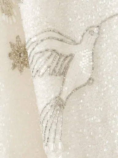 Clio Peppiatt Hummingbird Embellished Beaded Stretch-tulle Gown | Thumbnail 4