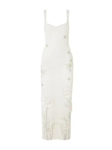 Clio Peppiatt Hummingbird Embellished Beaded Stretch-tulle Gown | Thumbnail 1