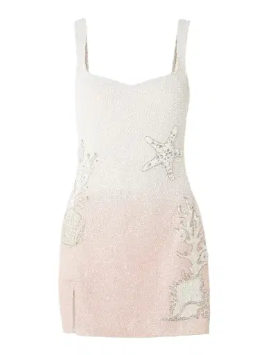 Clio Peppiatt Seashell Crystal-embellished Beaded Tulle Mini Dress | Thumbnail 1