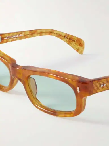 Jacques Marie Mage Initials Rectangle-frame Tortoiseshell Acetate Sunglasses | Thumbnail 4 Jacques Marie Mage Initials Rectangle-frame Tortoiseshell Acetate Sunglasses | Thumbnail 4