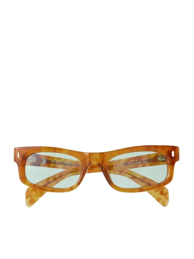 Initials Rectangle-frame Tortoiseshell Acetate Sunglasses