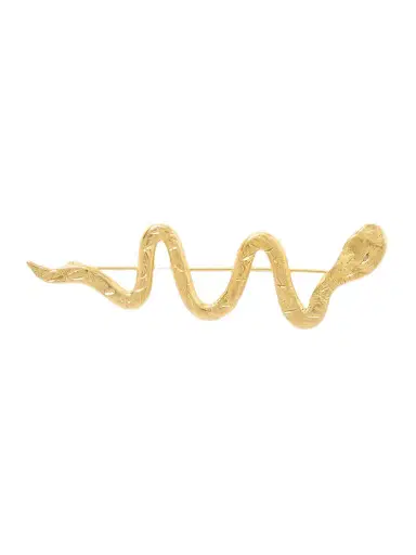 YSSO Ophis Gold-plated Brooch | Thumbnail 1 YSSO Ophis Gold-plated Brooch | Thumbnail 1