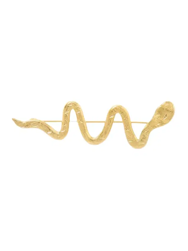 YSSO Ophis Gold-plated Brooch