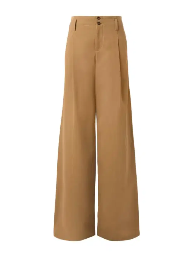 Pleated Garment-dyed Cotton-canvas Straight-leg Pants