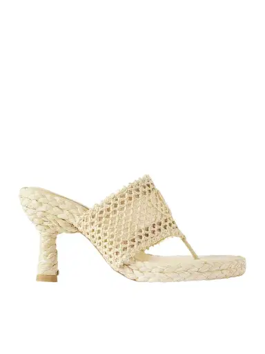 Chloé Isla Crocheted Raffia Mules | Thumbnail 1 Chloé Isla Crocheted Raffia Mules | Thumbnail 1