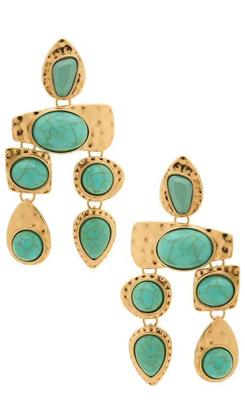 petit moments Multi Stone Earrings