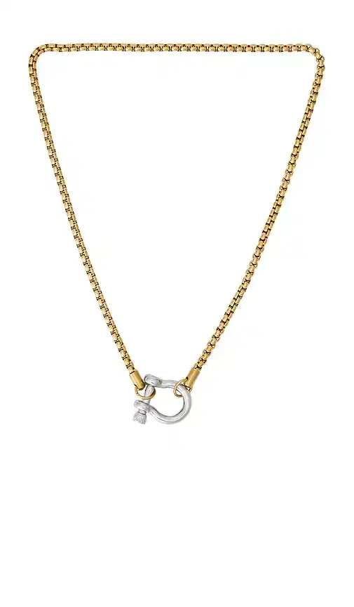 petit moments Chunky Carabiner Necklace