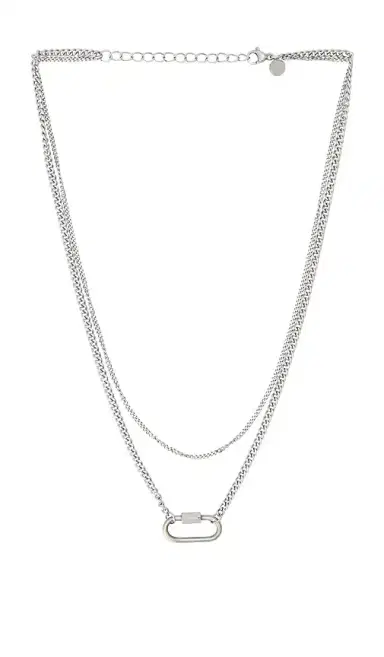petit moments Layered Carabiner Necklace | Thumbnail 1