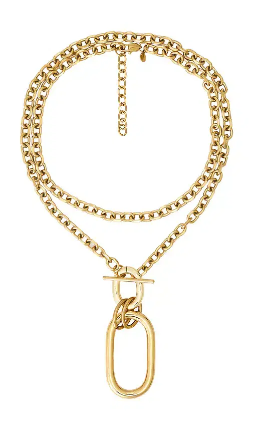 petit moments Large Carabiner Necklace