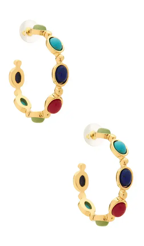 petit moments Large Bari Hoops