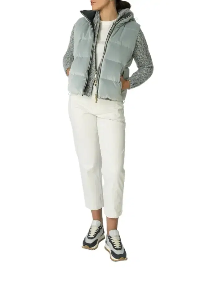 Zip Front Hooded Vest