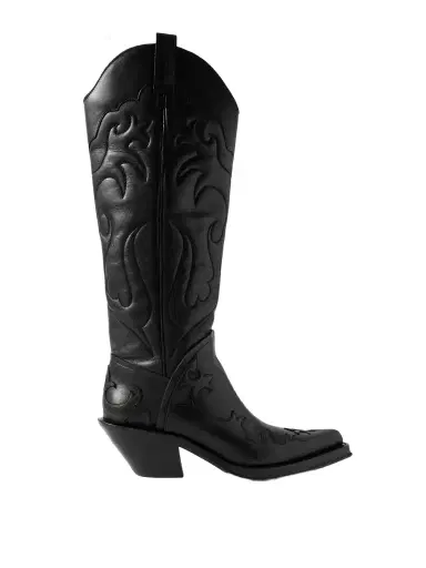 Gabriela Hearst Capitana 50 Embroidered Leather Knee Boots | Thumbnail 1