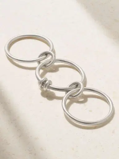 Spinelli Kilcollin Acacia Set Of Three Sterling Silver Rings | Thumbnail 3