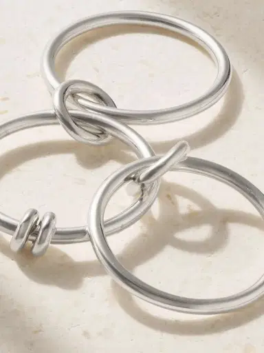 Spinelli Kilcollin Acacia Set Of Three Sterling Silver Rings | Thumbnail 4