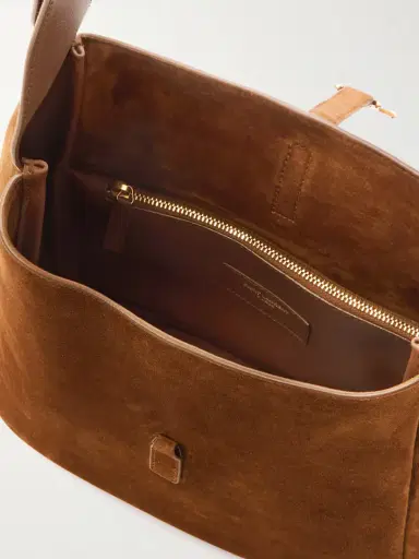 Saint Laurent Le 5 À 7 Supple Small Suede Shoulder Bag | Thumbnail 5
