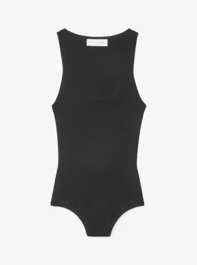 Michael Kors Collection Ribbed Stretch Viscose Tank Top Bodysuit in | Thumbnail 16 Michael Kors Collection Ribbed Stretch Viscose Tank Top Bodysuit in | Thumbnail 16