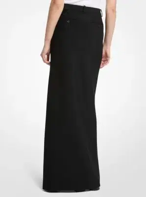 Michael Kors Collection Ribbed Stretch Viscose Tank Top Bodysuit in | Thumbnail 8 Michael Kors Collection Ribbed Stretch Viscose Tank Top Bodysuit in | Thumbnail 8