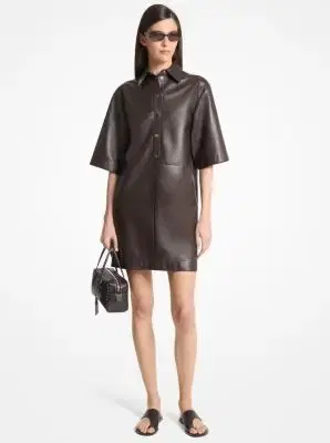 Michael Kors Collection Roberta Hand-Stitched Pebbled Leather Satchel | Thumbnail 9 Michael Kors Collection Roberta Hand-Stitched Pebbled Leather Satchel | Thumbnail 9