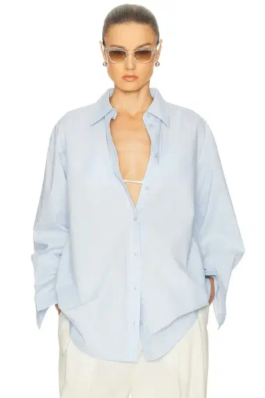 TOTEME Classic Tumbled Shirt | Thumbnail 1 TOTEME Classic Tumbled Shirt | Thumbnail 1