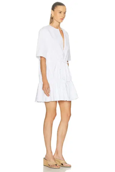Alaïa Short Sleeve Ruffle Dress | Thumbnail 2