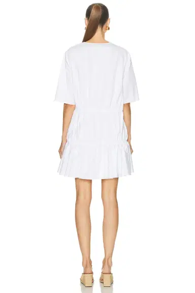 Alaïa Short Sleeve Ruffle Dress | Thumbnail 3