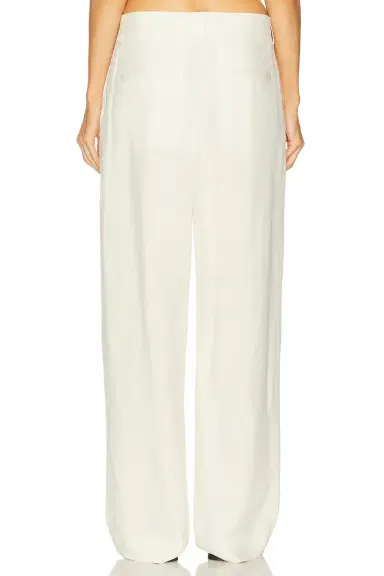TOTEME Double Pleat Straight Trouser | Thumbnail 4 TOTEME Double Pleat Straight Trouser | Thumbnail 4