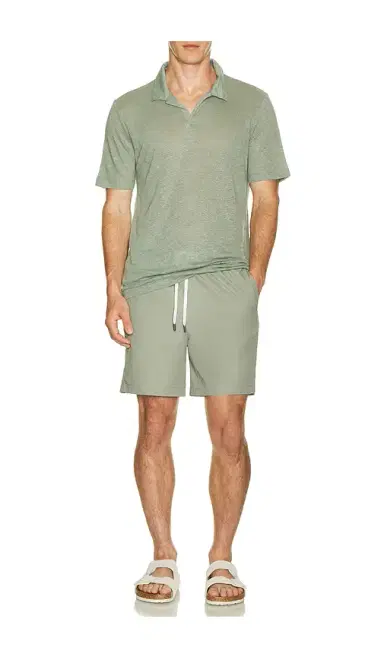 Onia Shaun Linen Polo | Thumbnail 2 Onia Shaun Linen Polo | Thumbnail 2