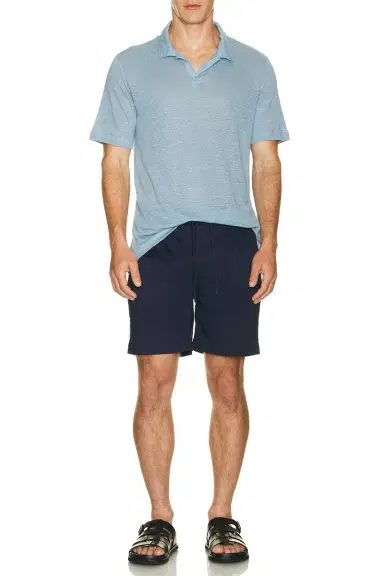 Onia Garment Dye Cotton Drawstring Shorts | Thumbnail 4