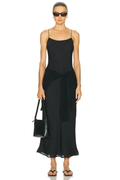 TOTEME Satin Slip Dress | Thumbnail 4 TOTEME Satin Slip Dress | Thumbnail 4