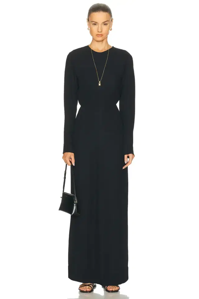Long Sleeve Slouch Waist Dress