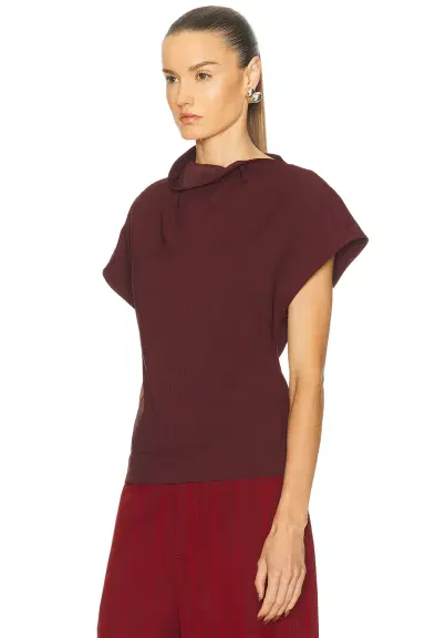 Bottega Veneta Short Sleeve Blouse | Thumbnail 3 Bottega Veneta Short Sleeve Blouse | Thumbnail 3