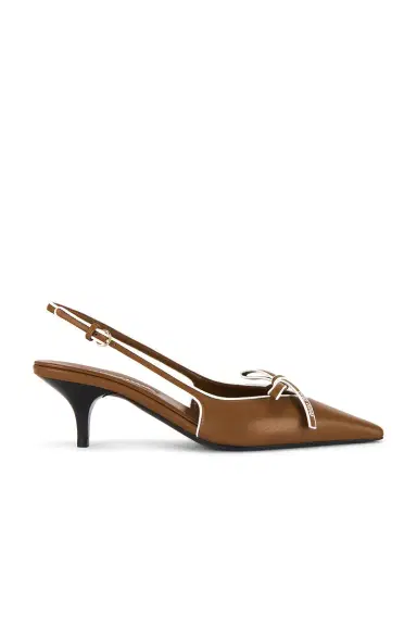 Miu Miu Slingback Kitten Heel | Thumbnail 1 Miu Miu Slingback Kitten Heel | Thumbnail 1