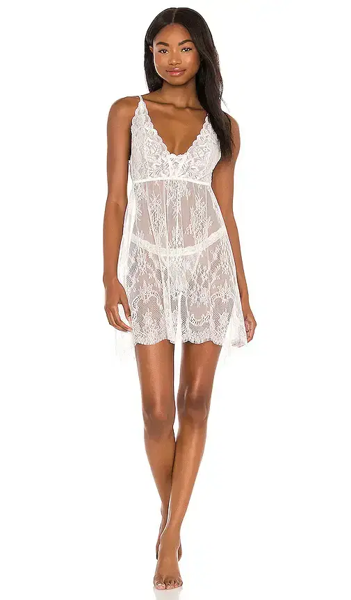 Victoria Lace Chemise with G-String