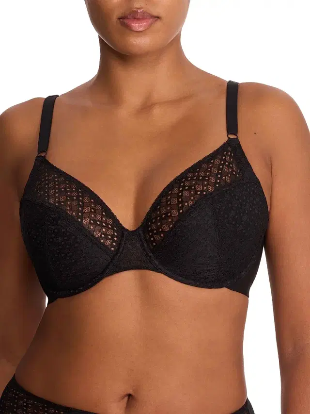 Women's Harmony Smooth Back Underwire Bra - Black