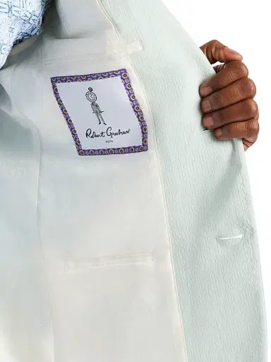 Robert Graham Men's Rayburn Stretch-Cotton Single-Breasted Blazer | Thumbnail 6
