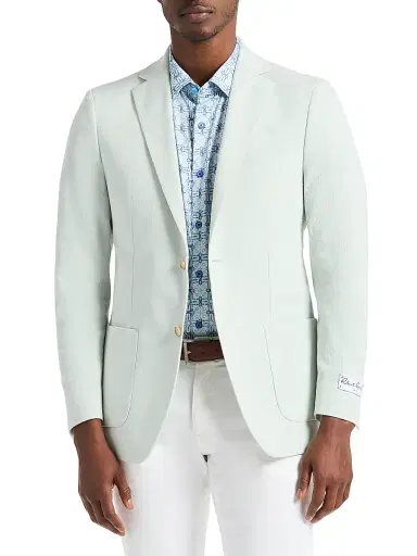 Robert Graham Men's Rayburn Stretch-Cotton Single-Breasted Blazer | Thumbnail 1