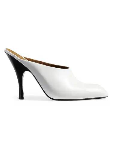 Khaite Women's Colt 100MM Leather Mules - Black | Thumbnail 5