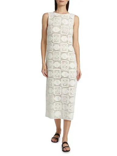 RAILS Women's Calla Crochet-Knit Midi-Dress | Thumbnail 3