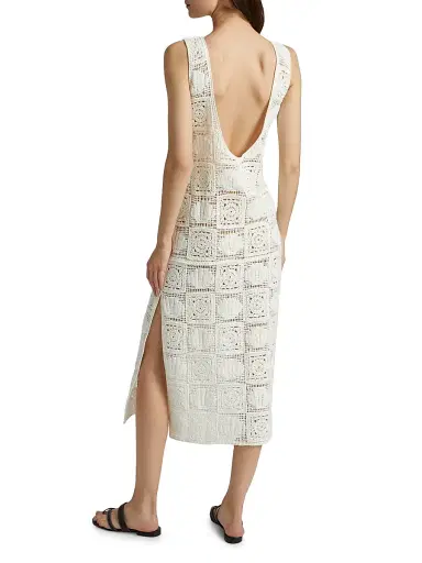 RAILS Women's Calla Crochet-Knit Midi-Dress | Thumbnail 5
