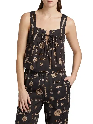 RAILS Women's Blythe Abstract Print Cotton Tank | Thumbnail 3 RAILS Women's Blythe Abstract Print Cotton Tank | Thumbnail 3