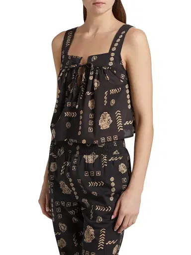RAILS Women's Blythe Abstract Print Cotton Tank | Thumbnail 4 RAILS Women's Blythe Abstract Print Cotton Tank | Thumbnail 4
