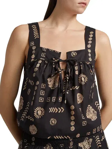 RAILS Women's Blythe Abstract Print Cotton Tank | Thumbnail 6 RAILS Women's Blythe Abstract Print Cotton Tank | Thumbnail 6