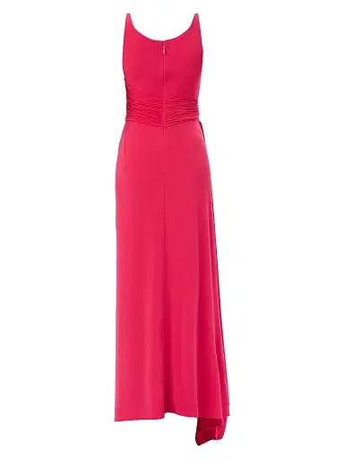 Hervé Léger Women's The Mila Jersey Scoopneck Gown - Hibiscus - Size XS | Thumbnail 3