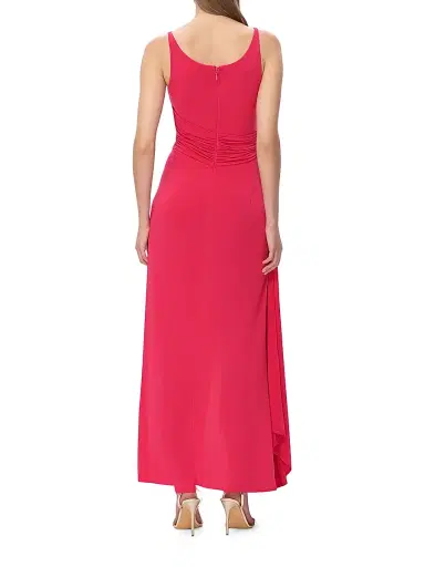 Hervé Léger Women's The Mila Jersey Scoopneck Gown - Hibiscus - Size XS | Thumbnail 7